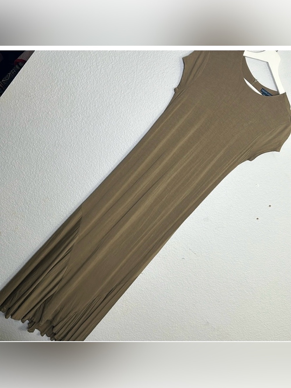 Ralph Lauren blue label Sleeveless Maxi Dress in Tan